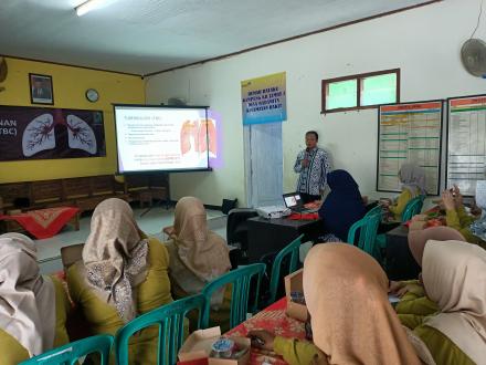 CEGAH TBC, PEMDES BADAMITA LAKSANAKAN KAMPANYE PENCEGAHAN & PENANGANAN TBC